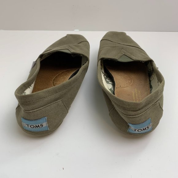 Toms Green Classic Canvas Shoes - Picture 3 of 9